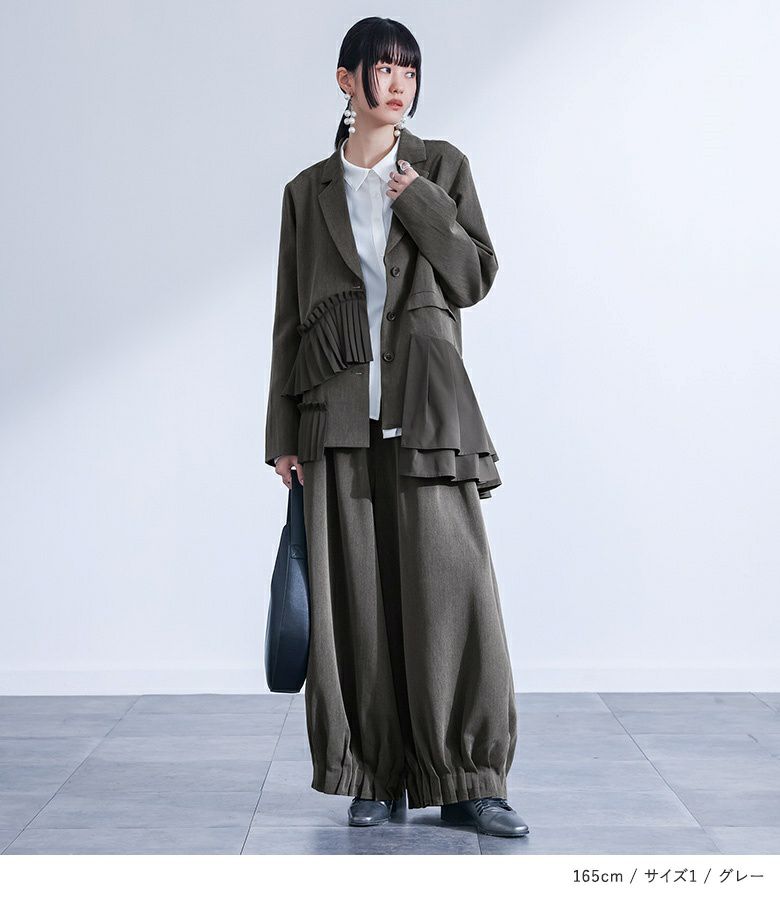 kOhAKUプリーツフリルドッキングジャケット』