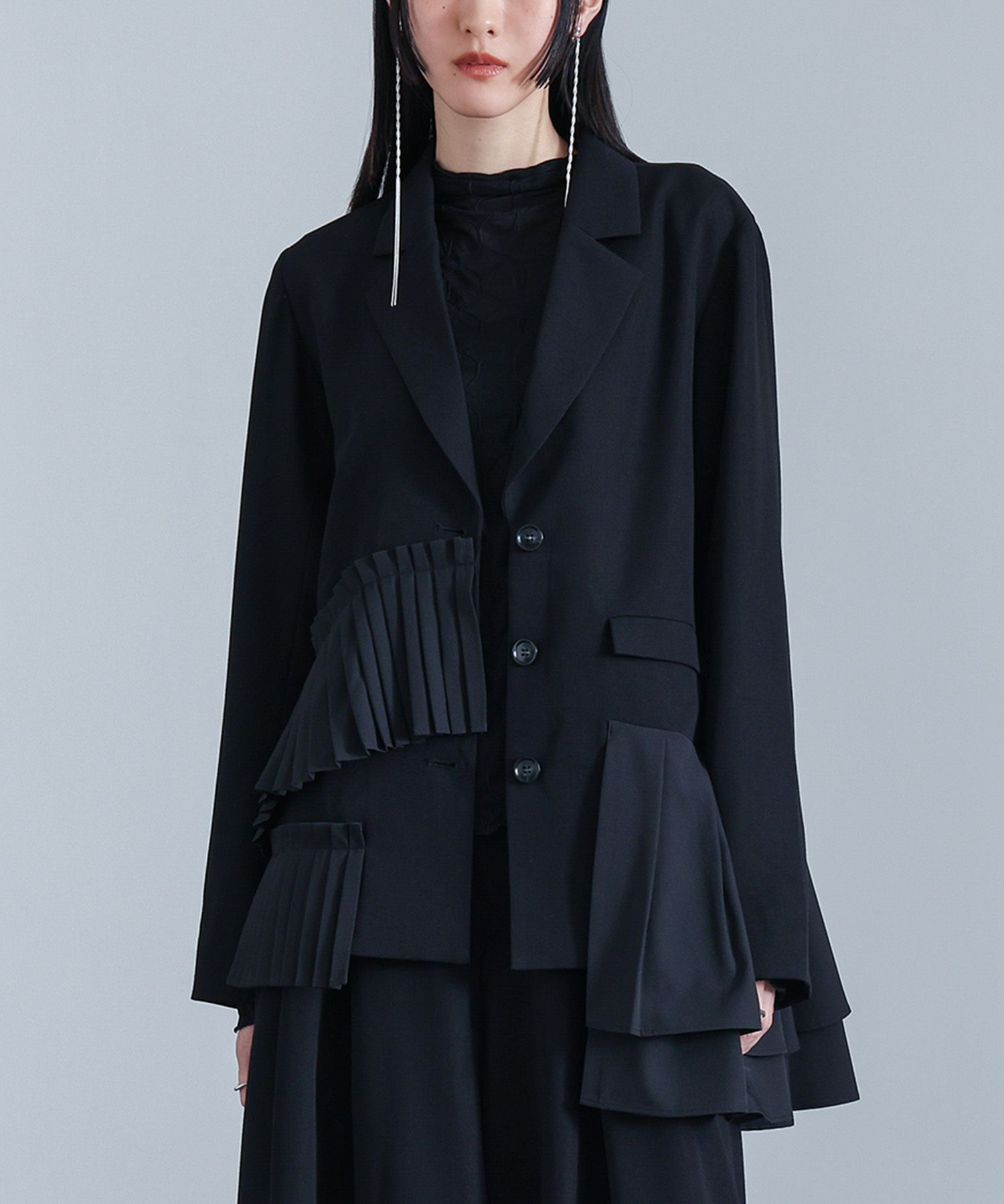 kOhAKUプリーツフリルドッキングジャケット』